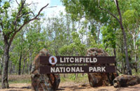 Welcome a free tourist information guide to Litchfield National Park 2 hours south of Darwin via the Stuart Highway in Northern Territory